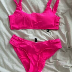 Vibrant Pink Bikini Set